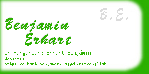 benjamin erhart business card